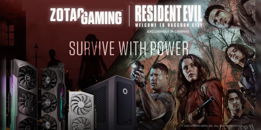 ZOTAC Gaming Unveils “Survive With Power” Campaign Featuring Gaming Hardware Inspired By ‘Resident Evil: Welcome to Raccoon City’