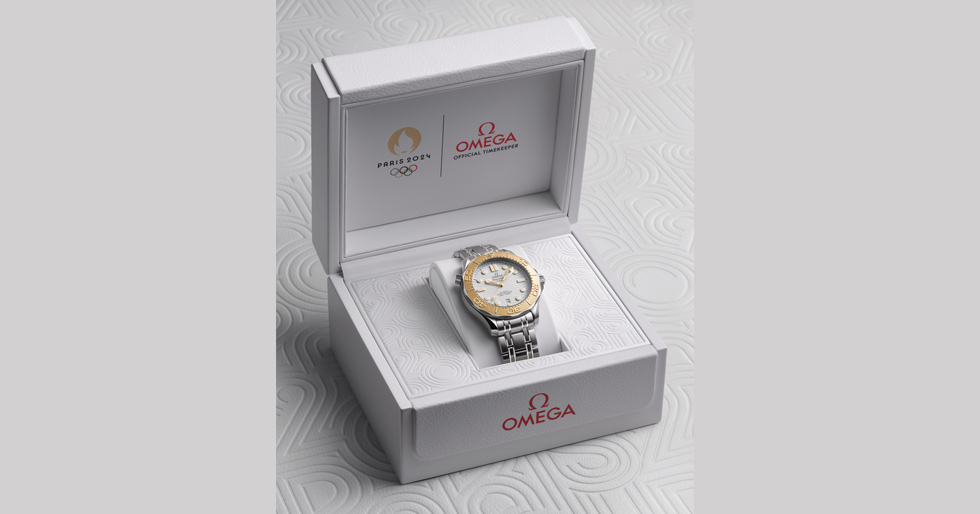 NEW OMEGA WATCH MARKS ONE YEAR TO THE OLYMPIC GAMES PARIS 2024