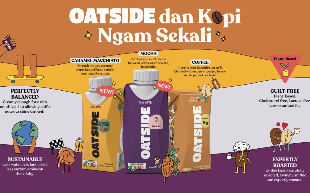 OATSIDE Introduces Two New Coffee Flavours: Mocha And Caramel Macchiato