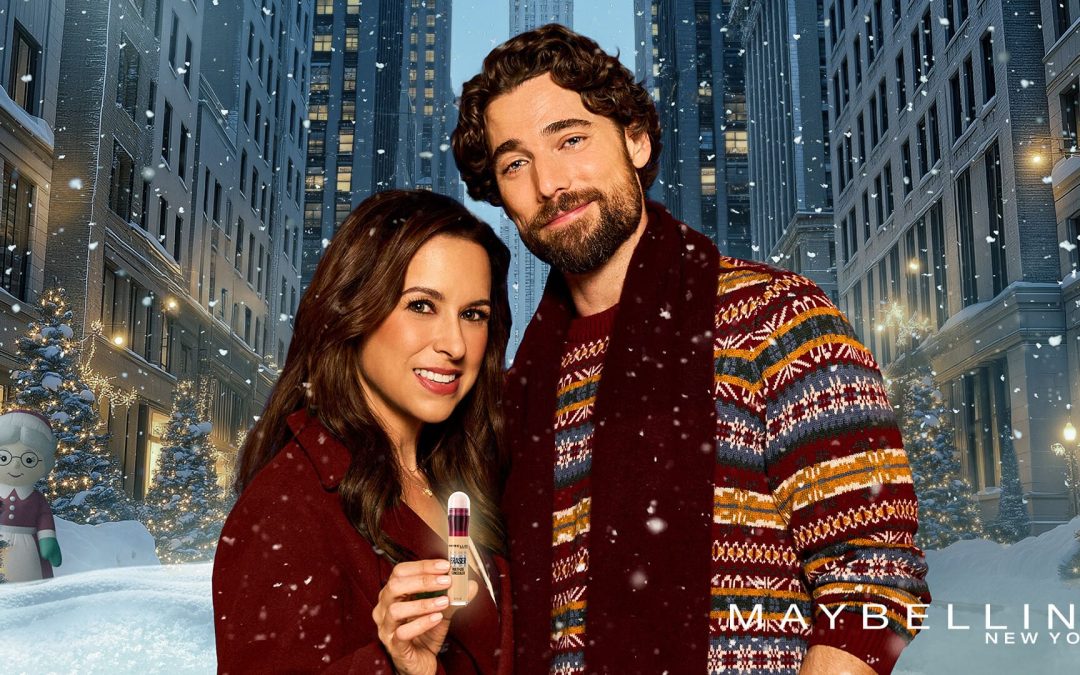 Maybelline Reunites Lacey Chabert & Dustin Milligan in New 5-Part Microdrama: “Maybe This Christmas”