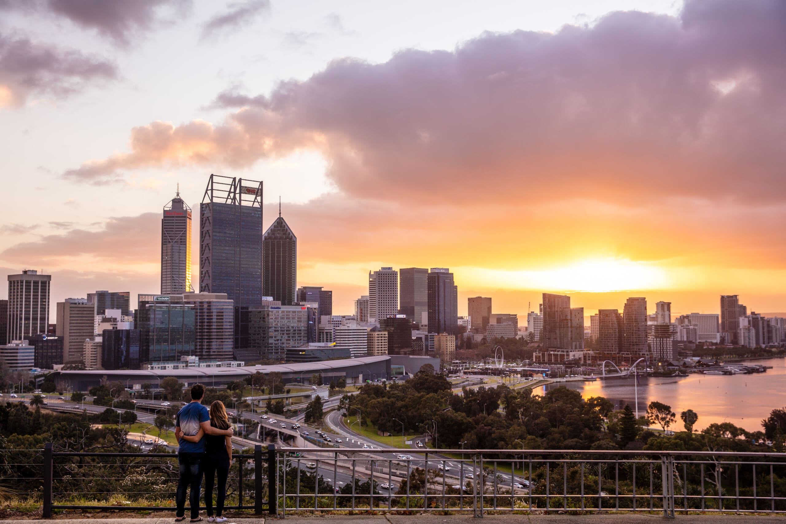 Sunrise at Kings Park and Botanic Garden