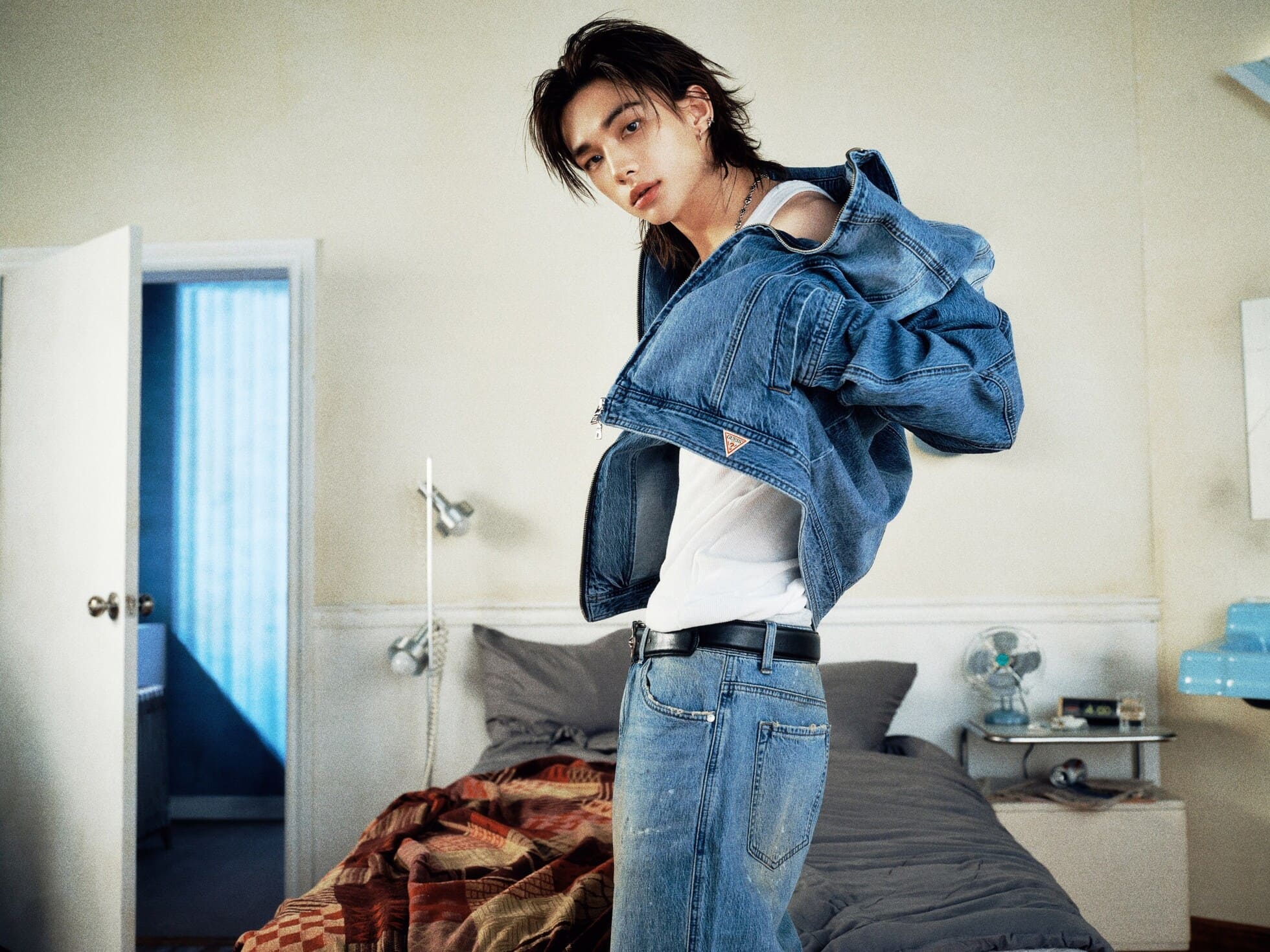 GUESS Unveils a Striking New Campaign with Global Ambassador Hyunjin of Stray Kids