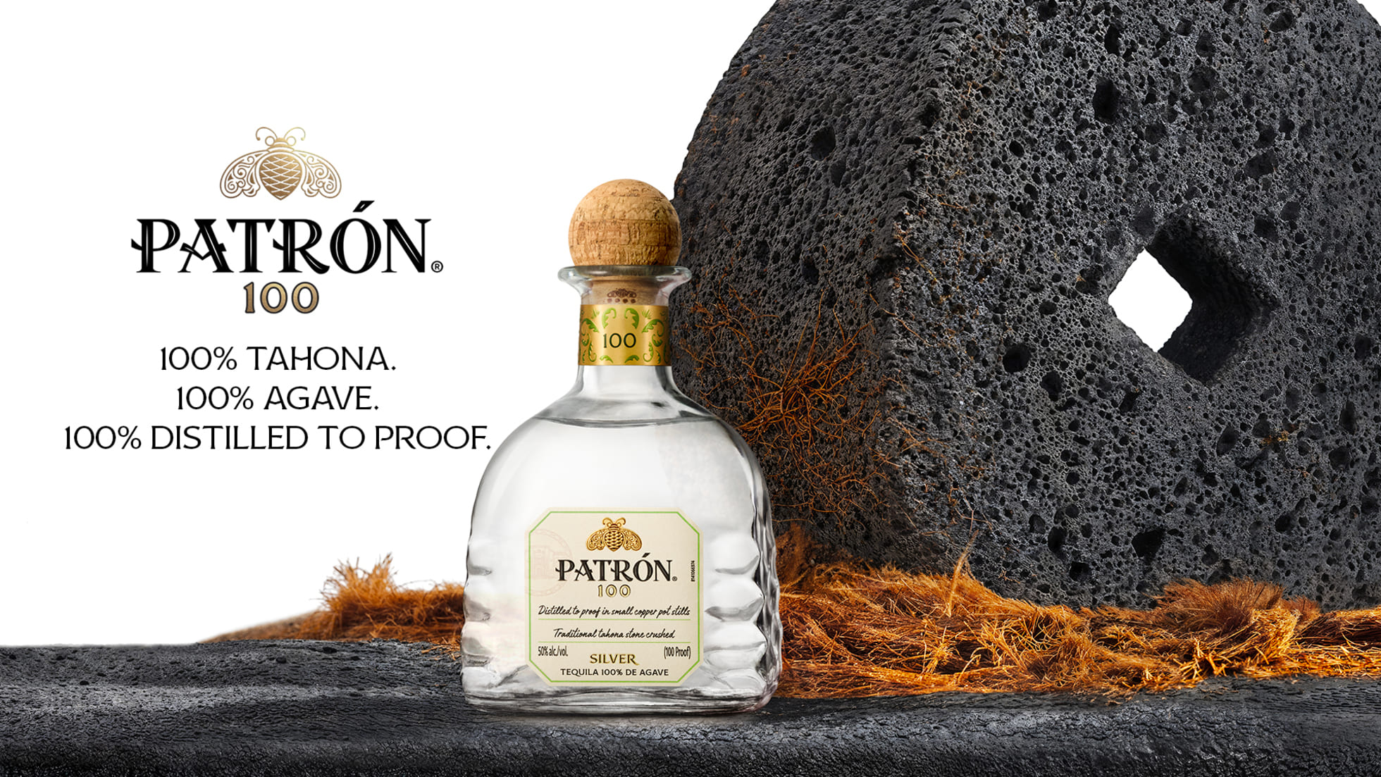 Meet PATRÓN® 100: A 100 Proof Tequila Born From 100% Tahona Tradition